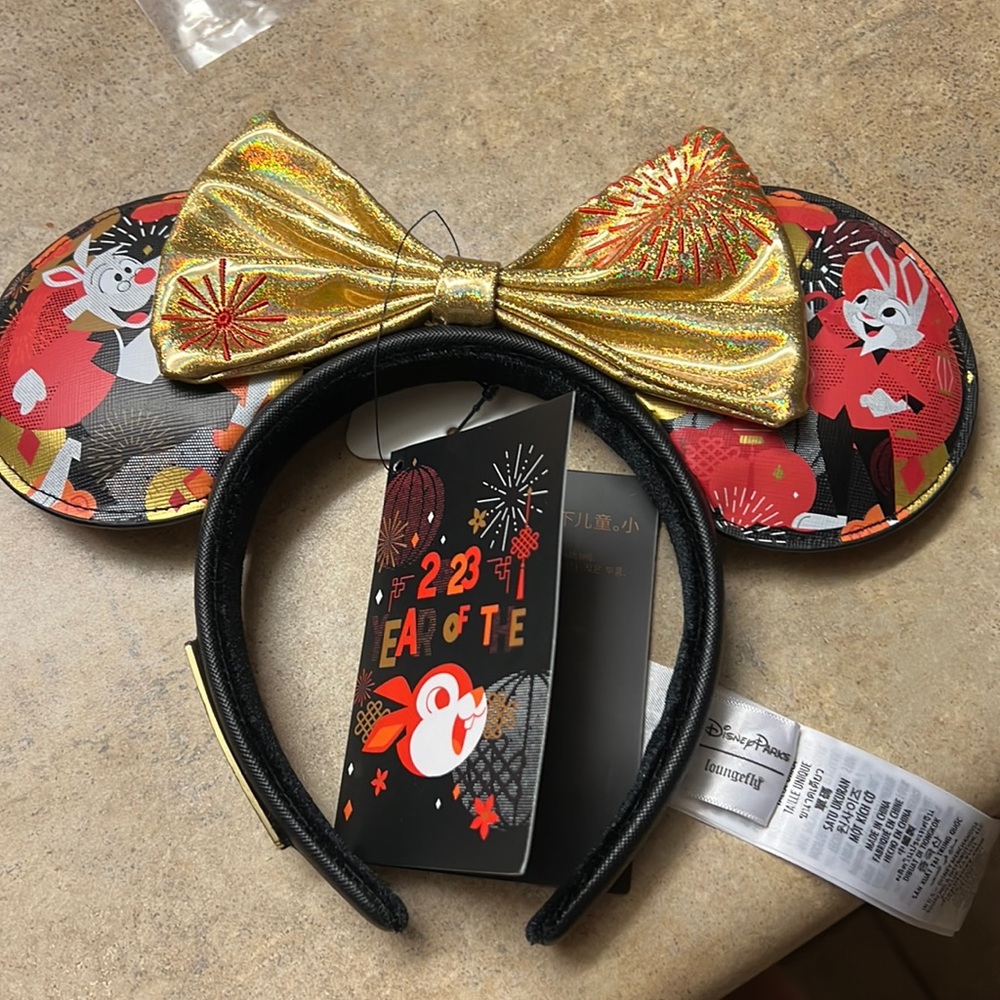 Disney Parks Loungefly Year of the Rabbit 2023 Ears